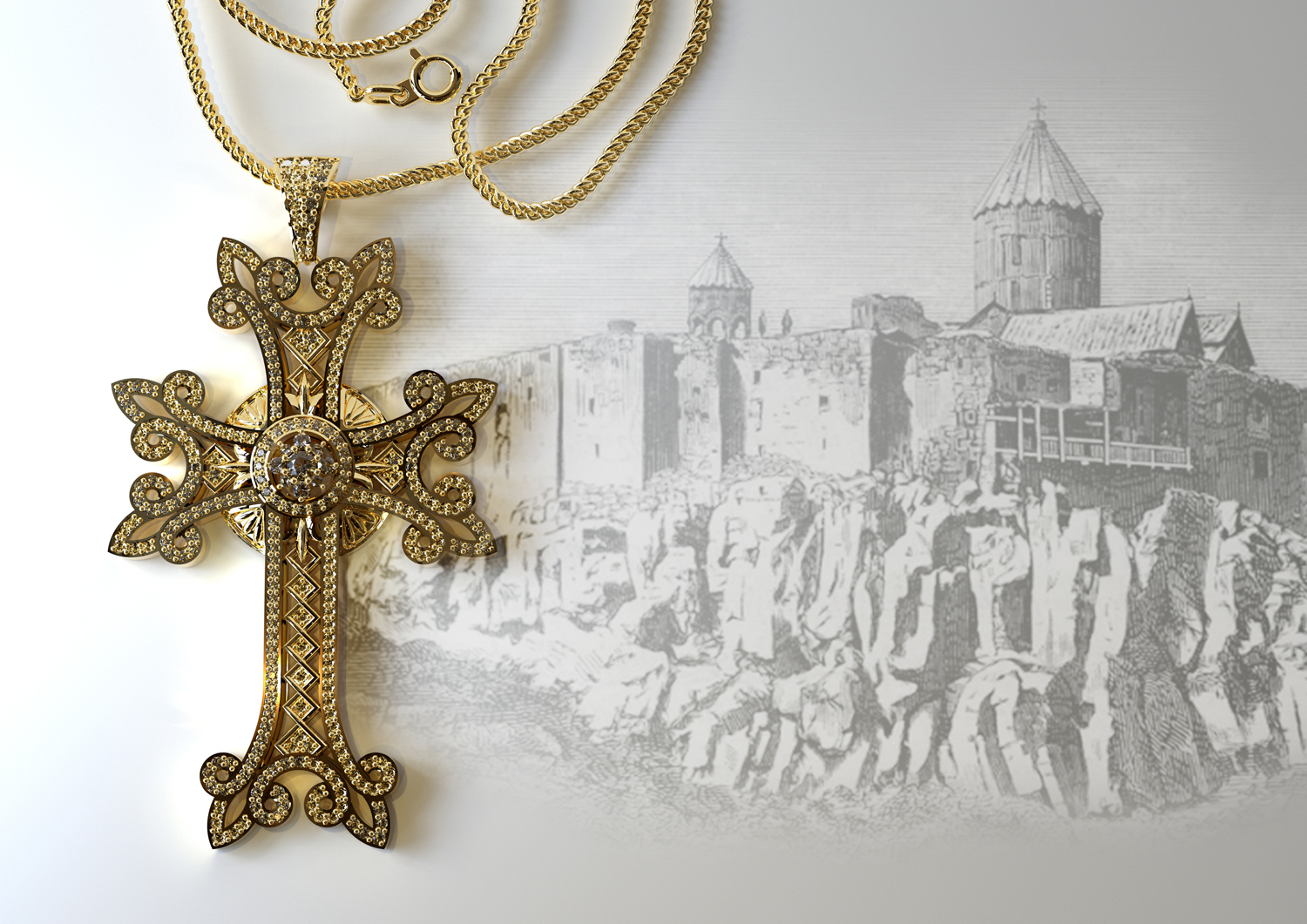 Armenian Cross pendant